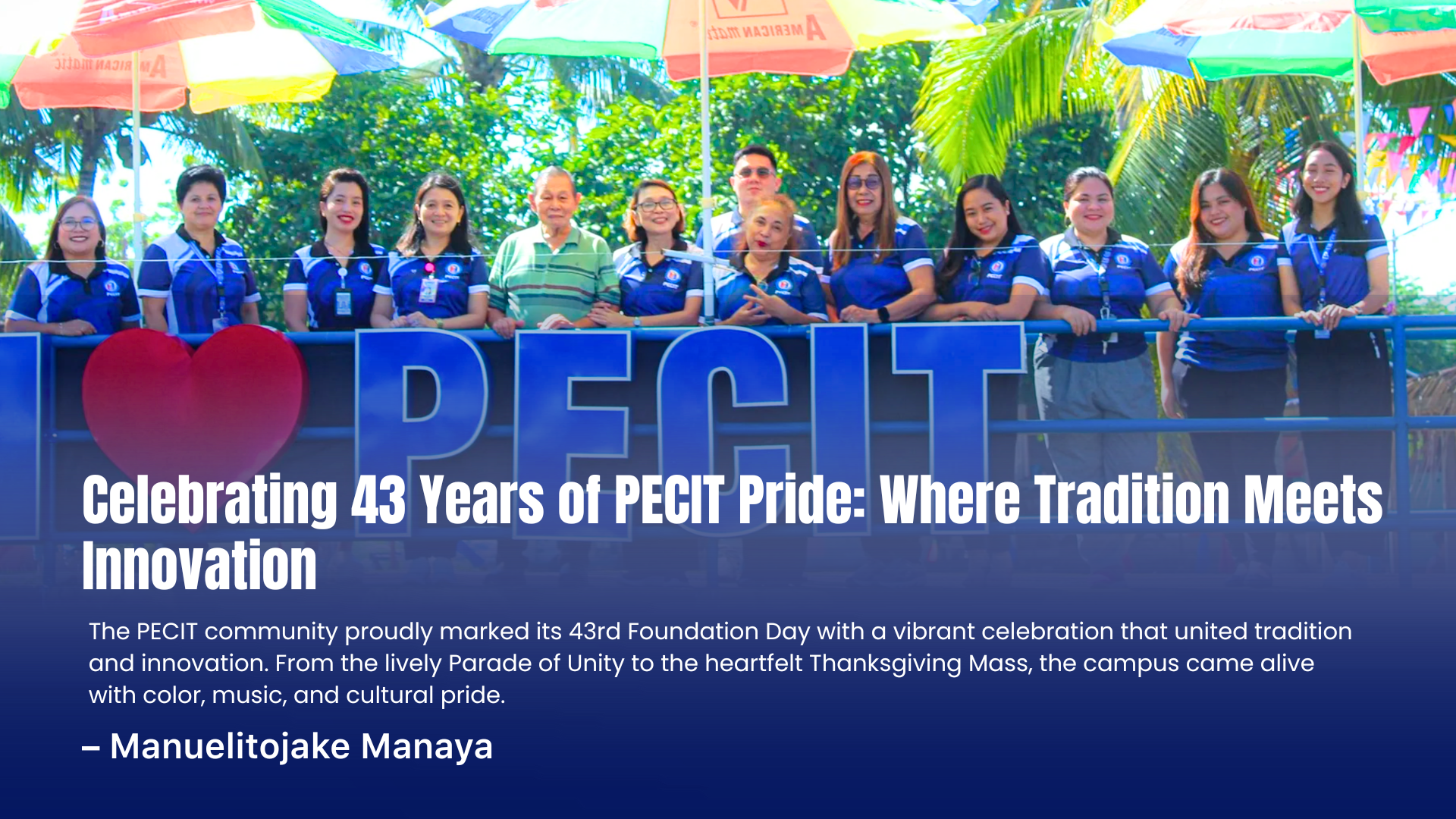 Celebrating 43 Years of PECIT Pride:Where Tradition Meets Innovation